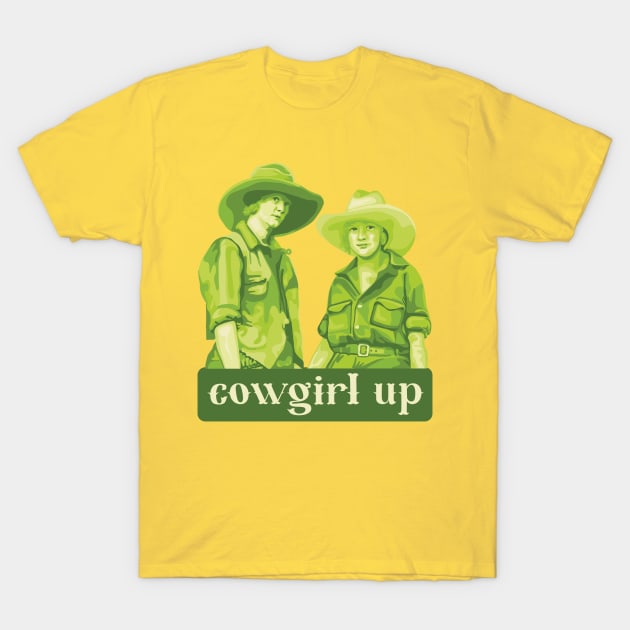 Cowgirl Up T-Shirt by Slightly Unhinged